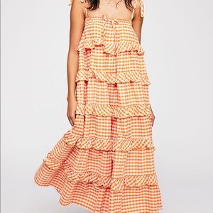 NWTS! Sold Out!! Innika Choo Tiered Gingham Dress!